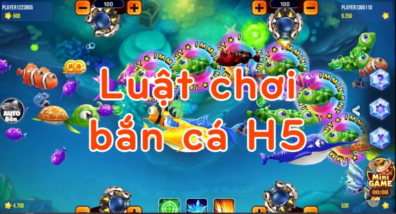 Luật chơi bắn cá H5 chi tiết