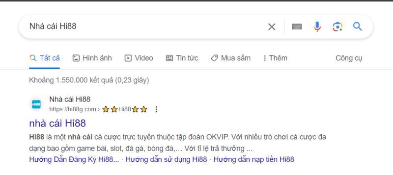 Truy cập trang chủ nhà cái Hi88